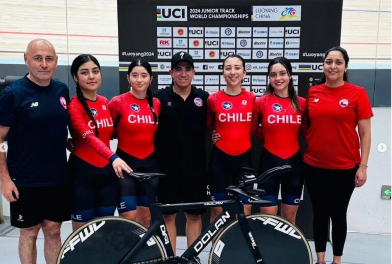 Ciclista curicana y Team Chile establecen nuevo récord en Mundial de Pista