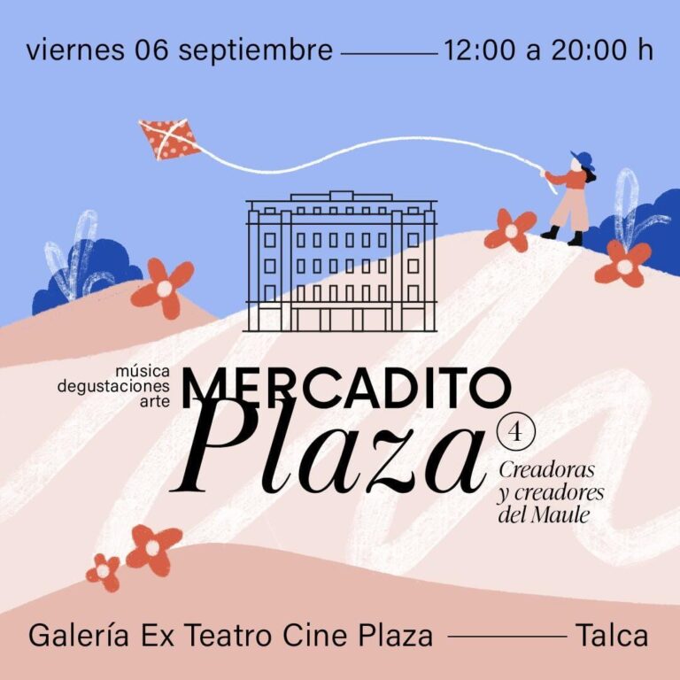 Regresa Mercadito Plaza Talca este viernes 6 de septiembre