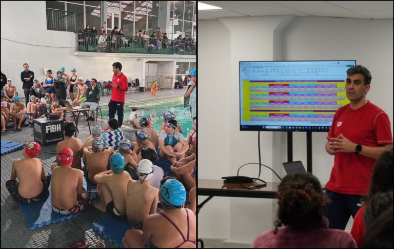 Campus de natación en Talca: Reconocido entrenador nacional prepara a los talentos del Maule