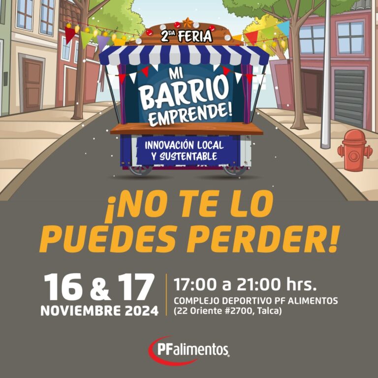 Este fin de semana se da inicio a la Feria Mi Barrio Emprende: 80 expositores de la región dirán presente en el evento