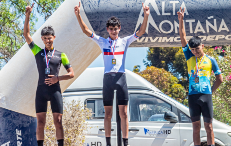 Joven talquino se corona campeón nacional de ciclismo de montaña