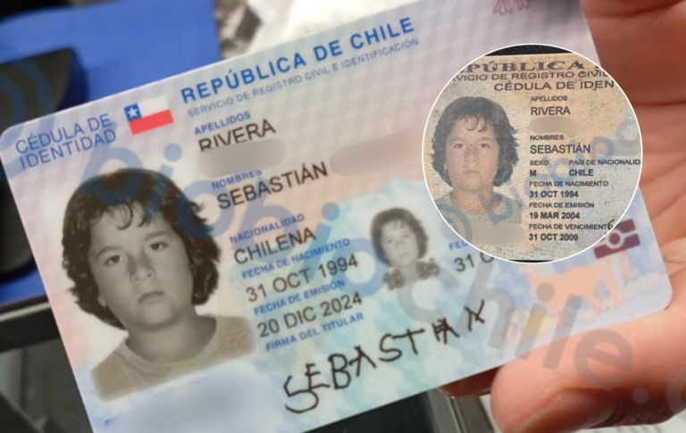 ¡Insólito! Registro Civil entrega un carnet con foto y firma de hace 20 años