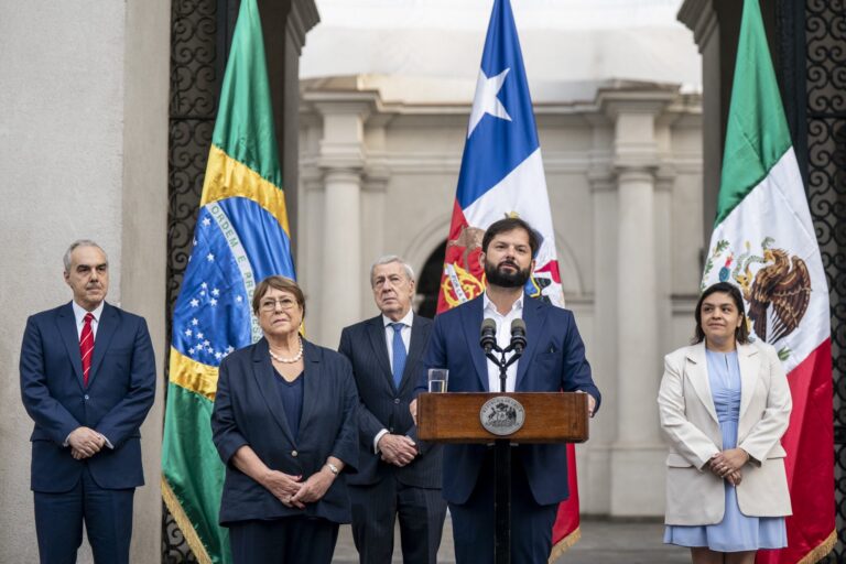 Con apoyo de Brasil y México: Presidente Boric oficializa candidatura de Bachelet a la ONU