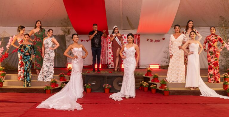 Moda y romance en Parral: Gala de alta costura en Villa Baviera