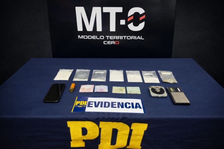 Operativo en Molina deja dos detenidos por microtráfico de drogas