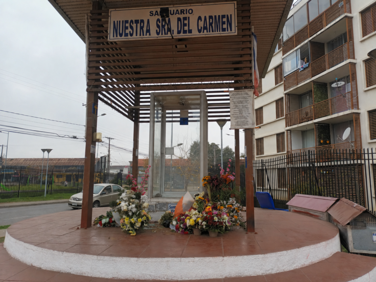 Nuevo ataque a santuario de la Virgen del Carmen preocupa a vecinos de Talca