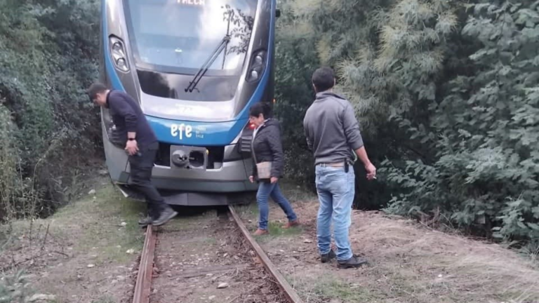 Nuevo buscarril del Ramal Talca-Constitución descarrila con 44 pasajeros