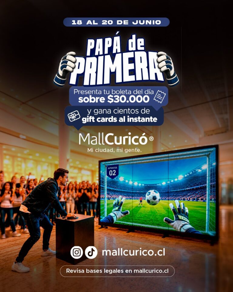 Mall Curicó premiará a los papás con entretenido desafío