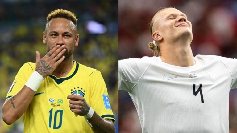 DOBLETE DE HAALAND: Noruega vence 2-1 a Brasil y avanza a cuartos